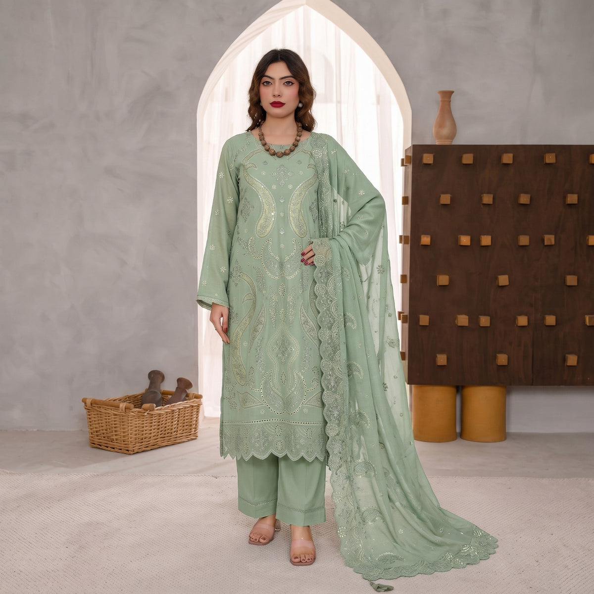 MERAKI FASHION VOL 539 HEAVY EMBROIDERED C02
