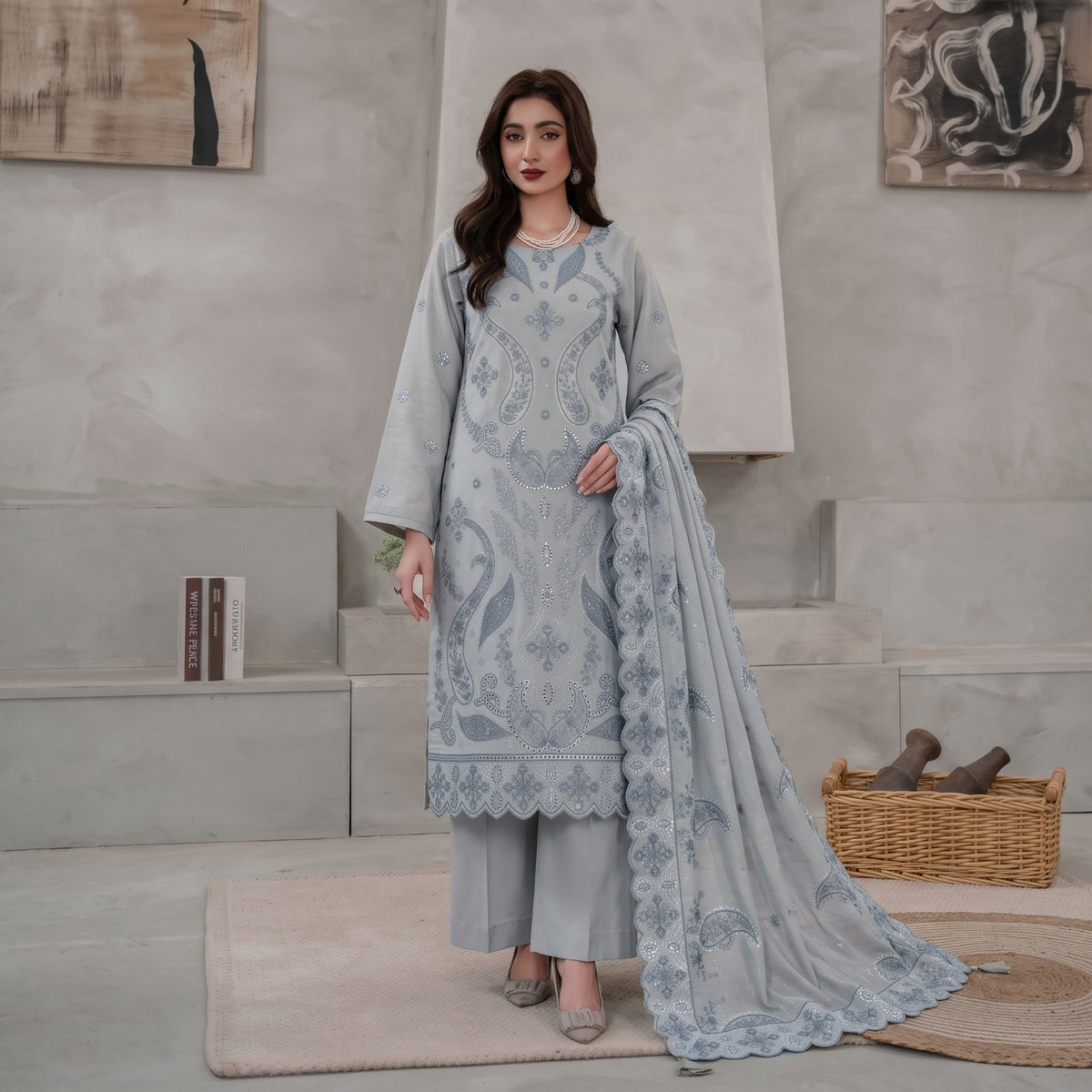 MERAKI FASHION VOL 539 HEAVY EMBROIDERED C05