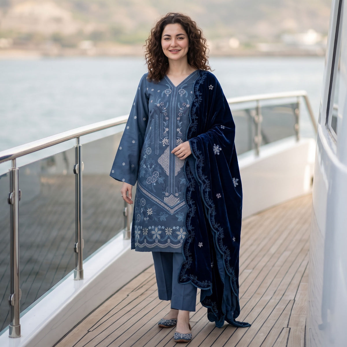MERAKI FASHION VOL 540 HEAVY EMBROIDERED SUIT 06