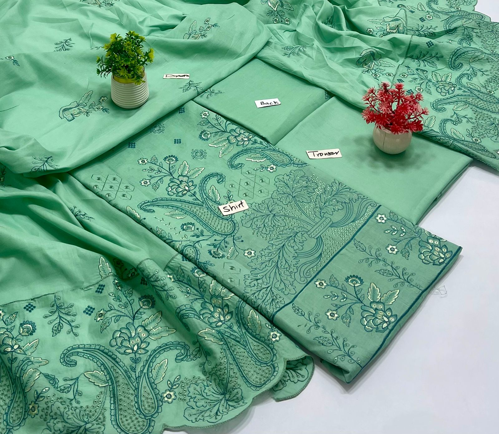 Meraki Fashion Vol 465 Luxury Embroidery Pallu Dupatta ( 01A)