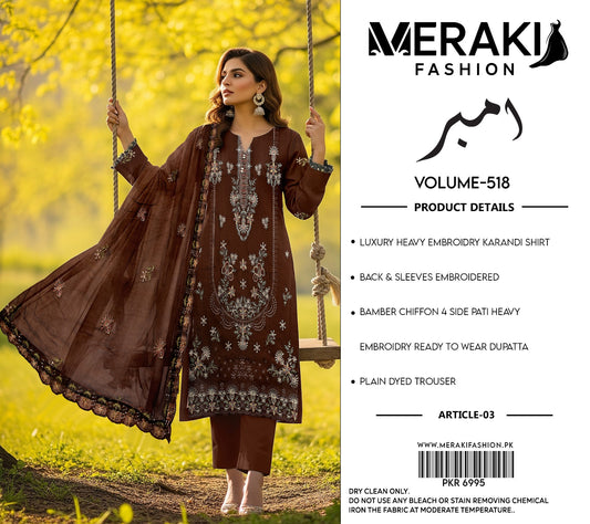Meraki Fashion Vol 518 ( C03 )