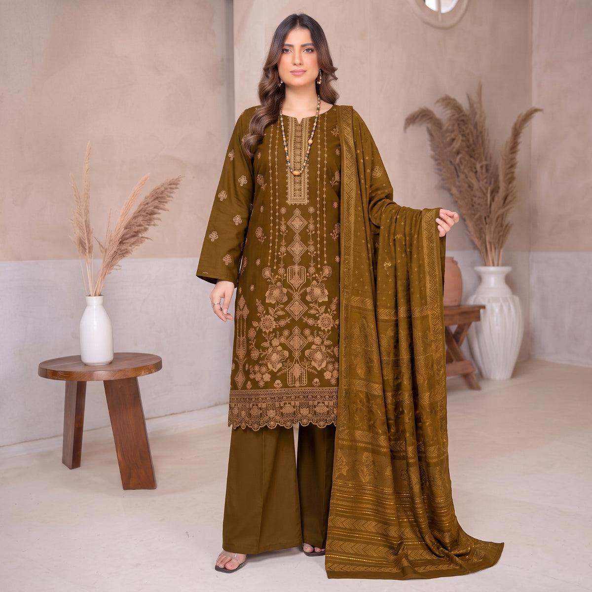 Meraki Fashion Vol 526 Peach Wool Dhank (F05)