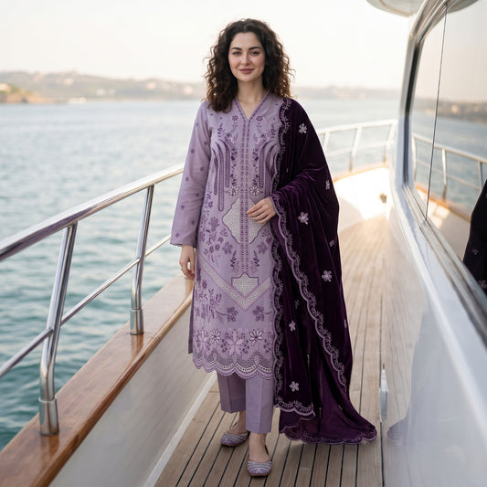 MERAKI FASHION VOL 540  HEAVY EMBROIDERED SUIT 03