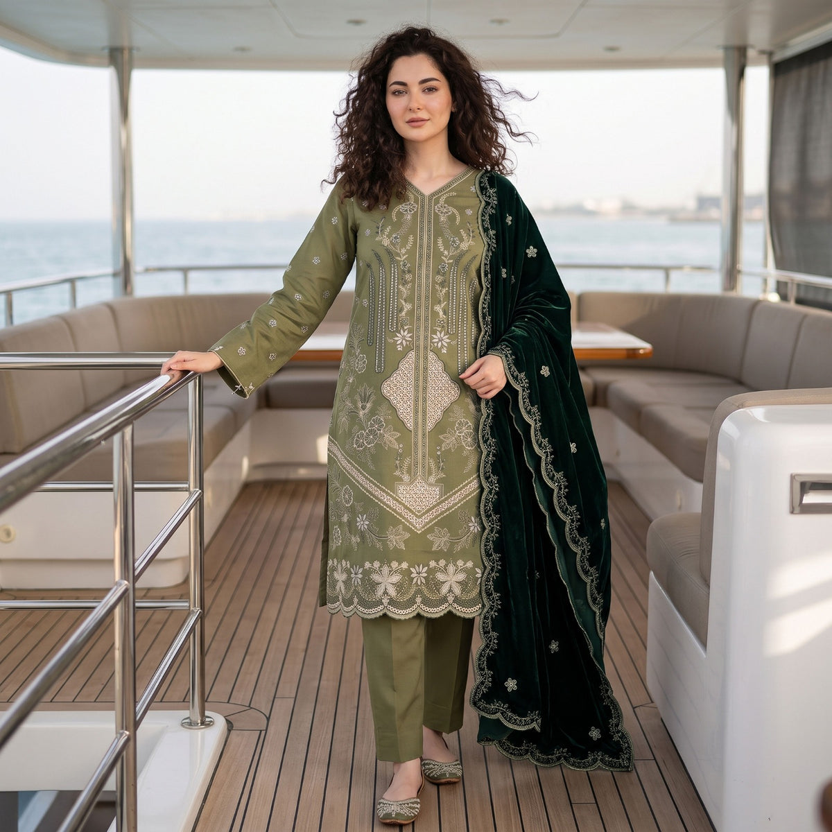 MERAKI FASHION VOL 540  HEAVY EMBROIDERED SUIT 01