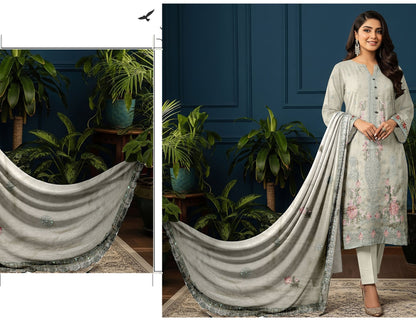 MERAKI FASHION VOL 514  LUXURY 3PC  KARANDI