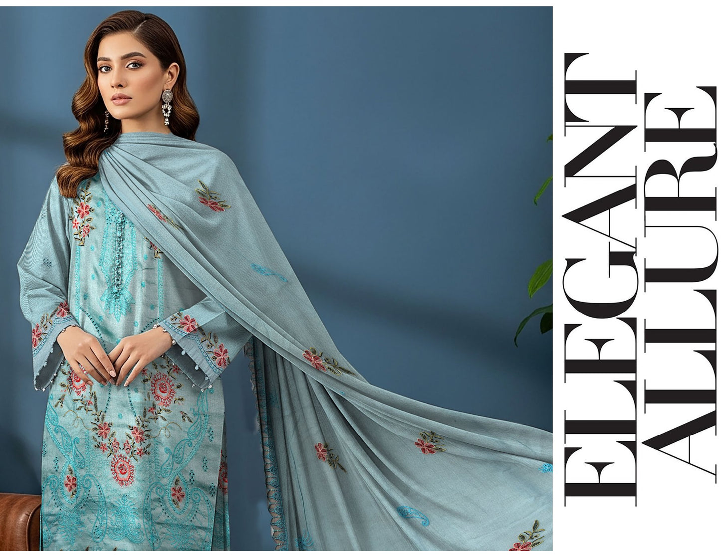 MERAKI FASHION VOL 514  LUXURY 3PC  KARANDI