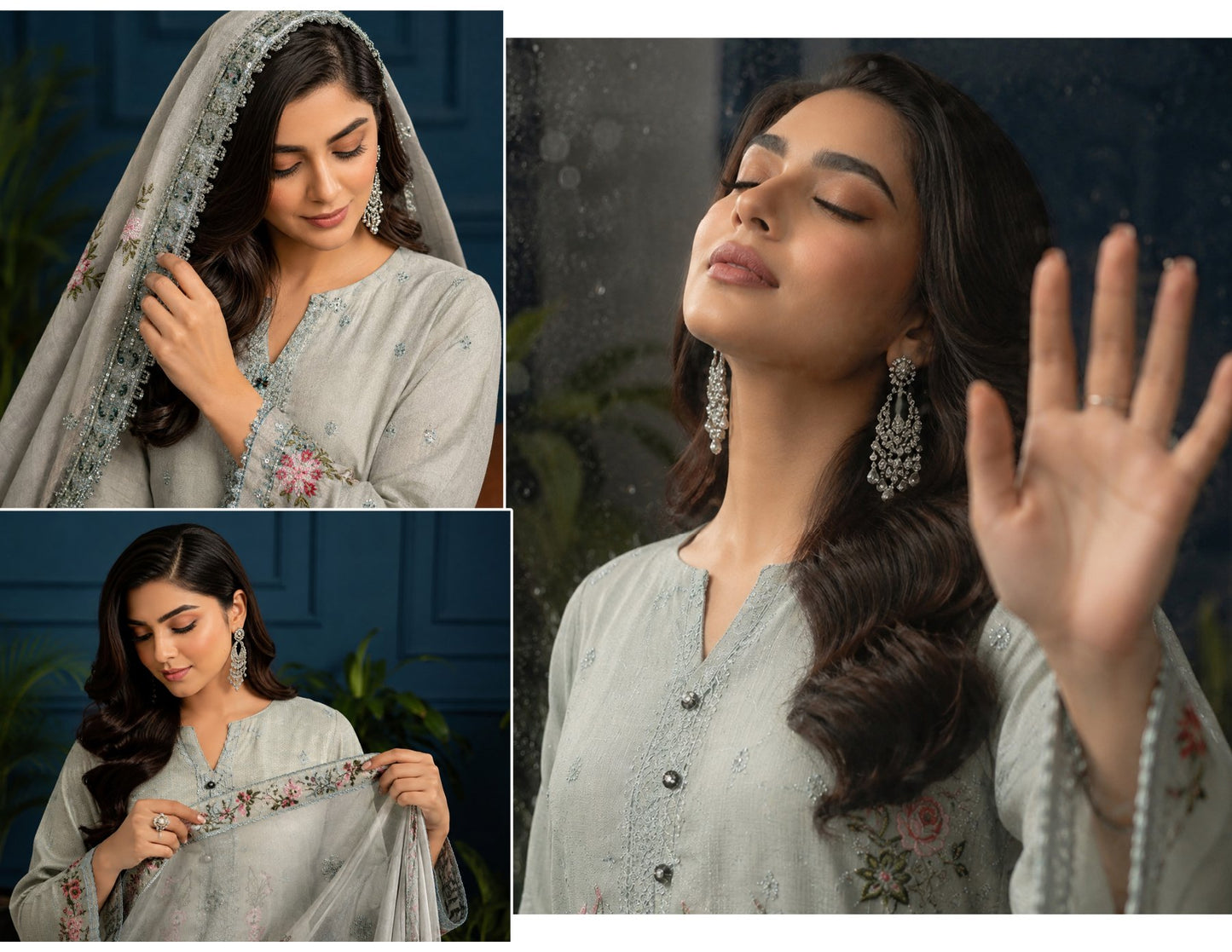 MERAKI FASHION VOL 514  LUXURY 3PC  KARANDI (A06)
